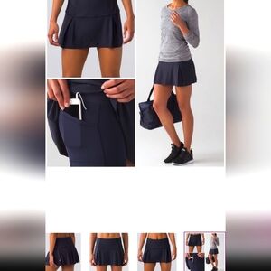 NEW Lululemon Lost In Space Black Skirt